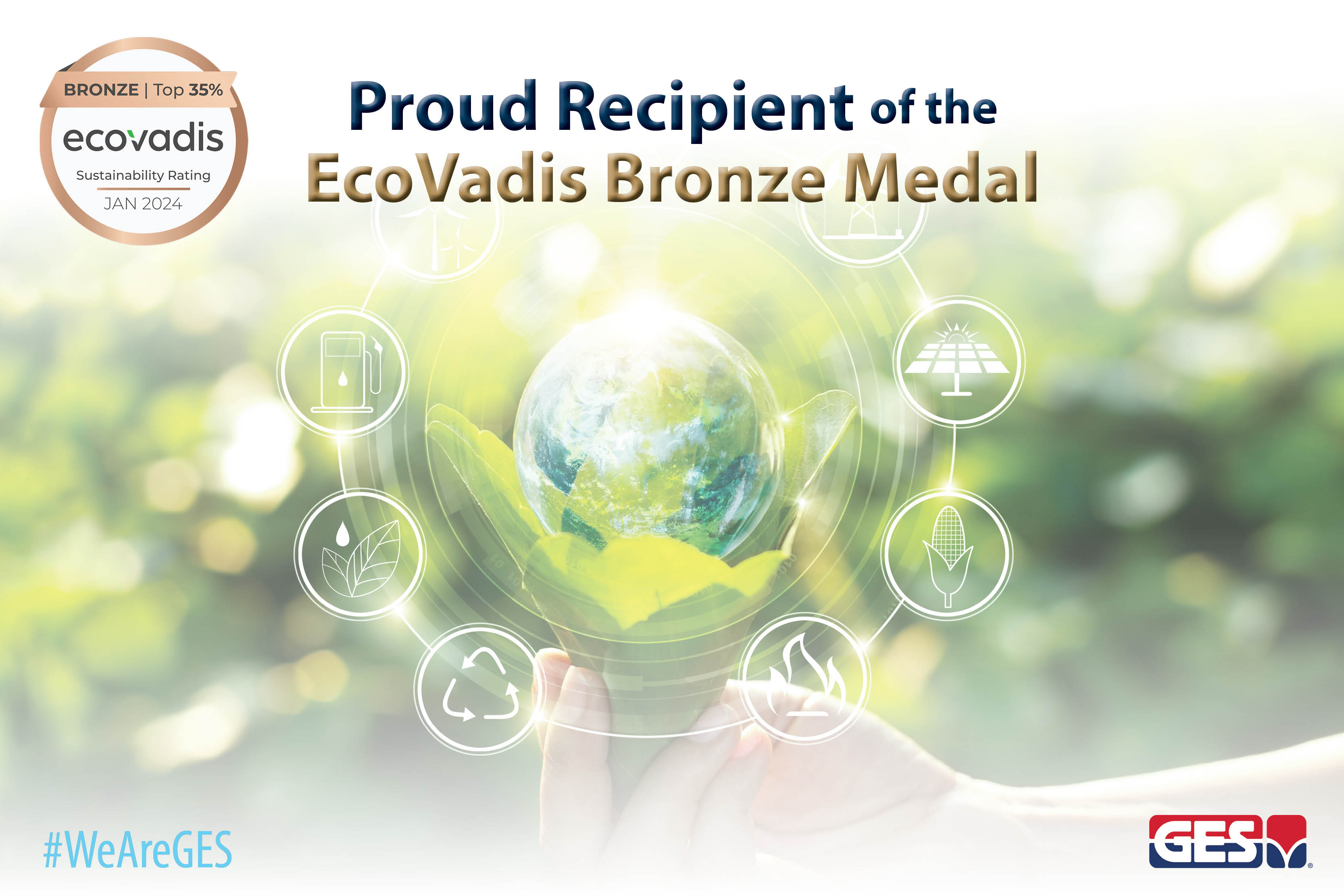 Making An Impact GES Earns Bronze Medal for Sustainability Performance